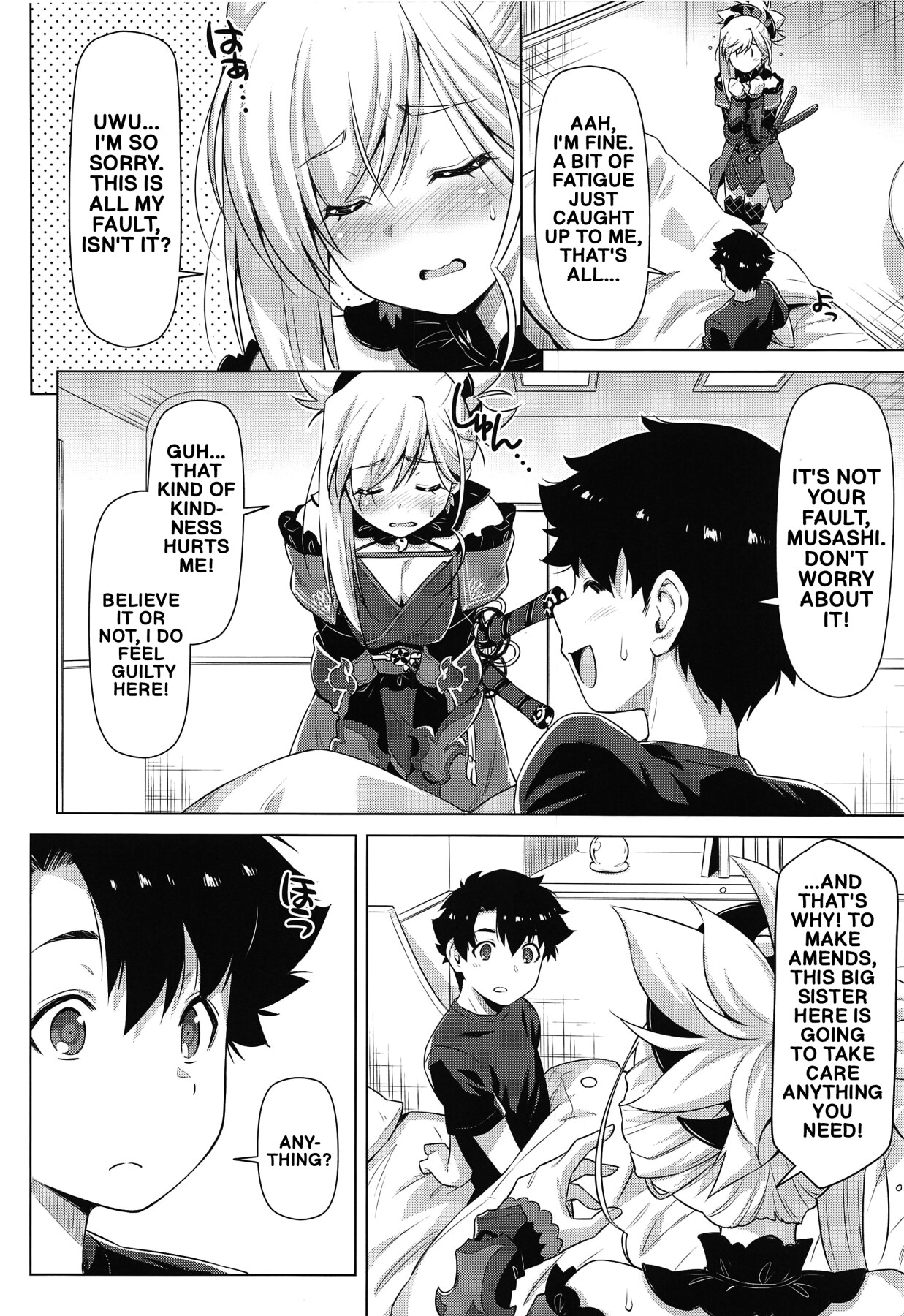 Hentai Manga Comic-The Swimsuit Swordmaster reflects on her actions-Read-4